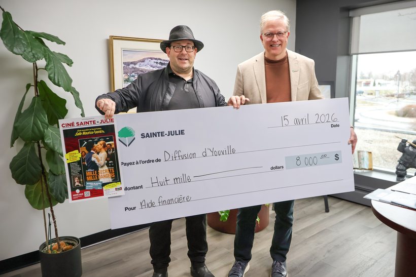 La Ville de Sainte-Julie accorde une aide financière de 8 000 $ à Diffusion D’Youville