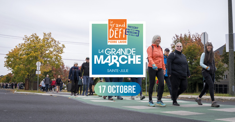 La Grande marche : les citoyens sont invités à venir marcher 5 km le 17 octobre prochain