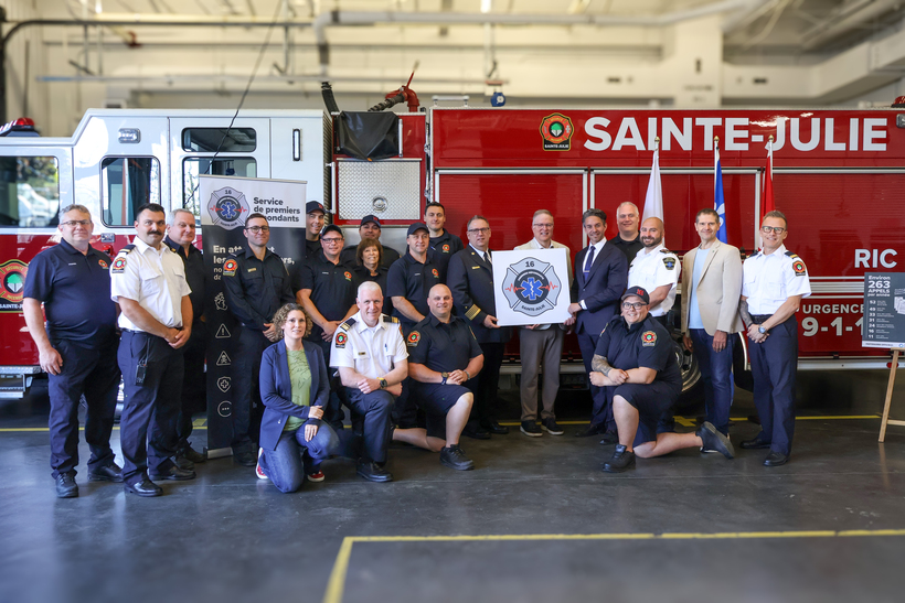 La Ville de Sainte-Julie inaugure son nouveau service de premiers répondants de niveau 2
