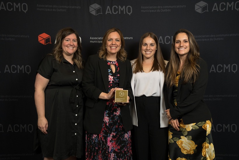 La Ville de Sainte-Julie remporte la Plume Coup de cœur du jury de l’Association des communicateurs municipaux du Québec 